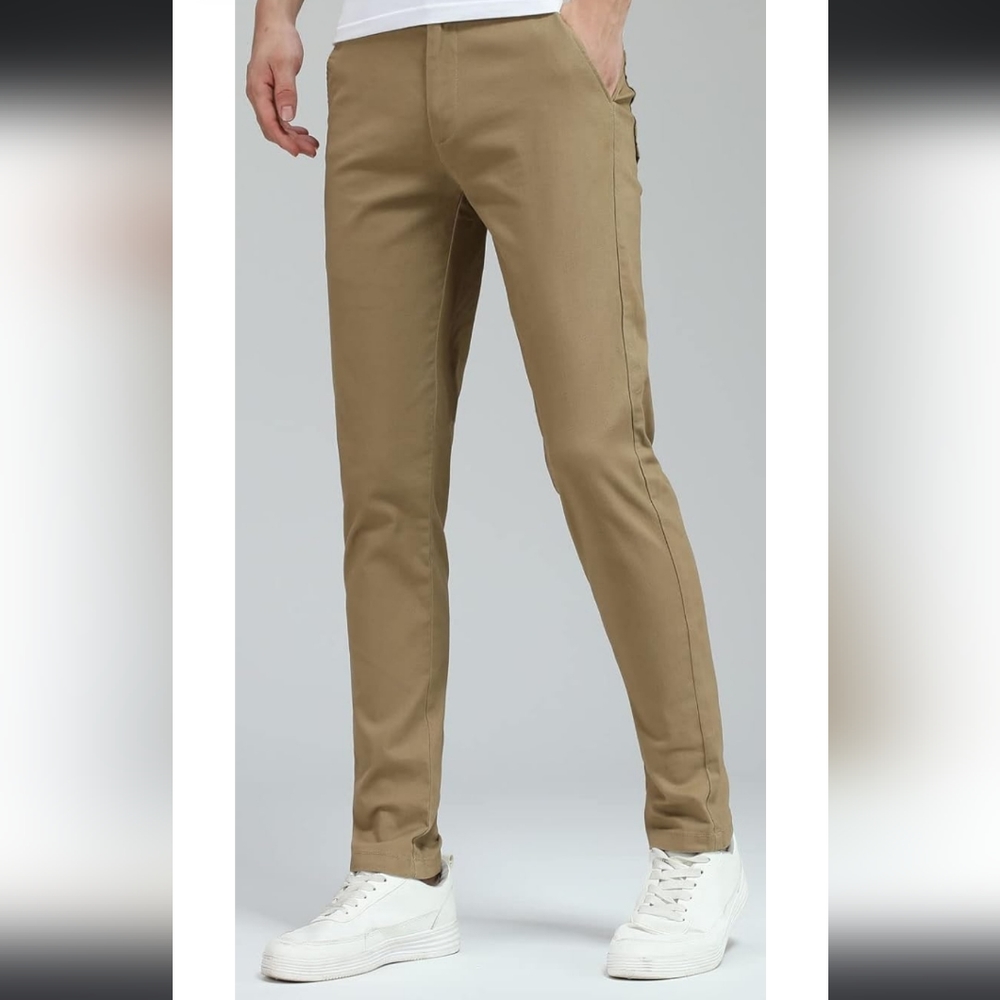 Skinny Stretchy Khaki Pants